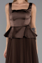 Long Brown Chiffon Evening Dress ABU6568