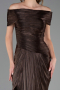 Long Brown Chiffon Prom Gown ABU6581
