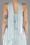 Long Mint Chiffon Prom Gown ABU6644