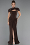Long Brown Evening Dress ABU6645