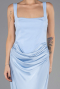 Long Light Blue Satin Evening Dress ABU6649