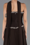 Long Brown Chiffon Evening Dress ABU6651