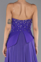 Purple Long Chiffon Evening Dress ABU6018