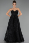 Long Black Evening Dress ABU6408