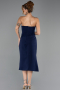 Midi Navy Blue Cocktail Dress ABK2702