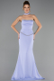 Long Lila Satin Evening Dress ABU6655