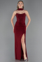 Long Burgundy Prom Gown ABU6657