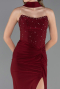 Long Burgundy Prom Gown ABU6657
