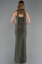 Long Olive Drab Prom Gown ABU6657
