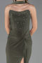 Long Olive Drab Prom Gown ABU6657