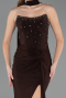 Long Brown Prom Gown ABU6657