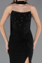 Long Black Prom Gown ABU6657