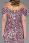 Midi Powder Color Plus Size Cocktail Dress ABK2534