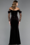 Long Brown Velvet Evening Dress ABU6668