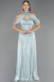 Long Mint Chiffon Evening Dress ABU6640