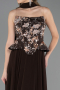 Long Brown Chiffon Evening Dress ABU6665
