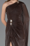 Long Brown Chiffon Evening Dress ABU6675