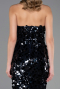 Long Navy Blue Scaly Evening Dress ABU6676
