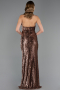 Long Copper Evening Dress ABU6680