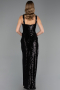 Long Black Evening Dress ABU6662