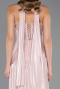 Long Powder Color Chiffon Evening Dress ABU6681