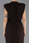 Long Brown Plus Size Evening Dress ABU6690