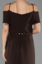 Midi Brown Plus Size Cocktail Dress ABK2707