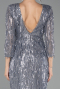 Short Anthracite Evening Dress ABK1599