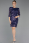 Purple Short Evening Dress ABK1599