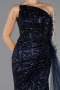Long Navy Blue Evening Dress ABU4772