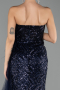 Long Navy Blue Evening Dress ABU4772