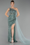 Long Mint Evening Dress ABU4772