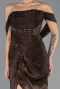 Long Brown Chiffon Evening Dress ABU6692
