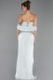 Long Mint Chiffon Evening Dress ABU6692