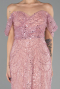 Midi Powder Color Beaded Party Dress ABK2705