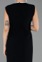 Midi Black Plus Size Cocktail Dress ABK2710