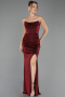 Long Burgundy Prom Gown ABU6695