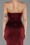 Long Burgundy Prom Gown ABU6695