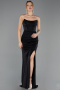 Long Black Prom Gown ABU6695