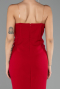 Midi Red Cocktail Dress ABK2702