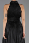 Long Black Chiffon Prom Gown ABU6706