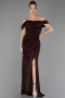 Long Brown Evening Dress ABU6696