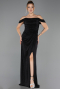 Long Black Evening Dress ABU6696