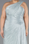 Long Mint Chiffon Formal Plus Size Dress ABU6713