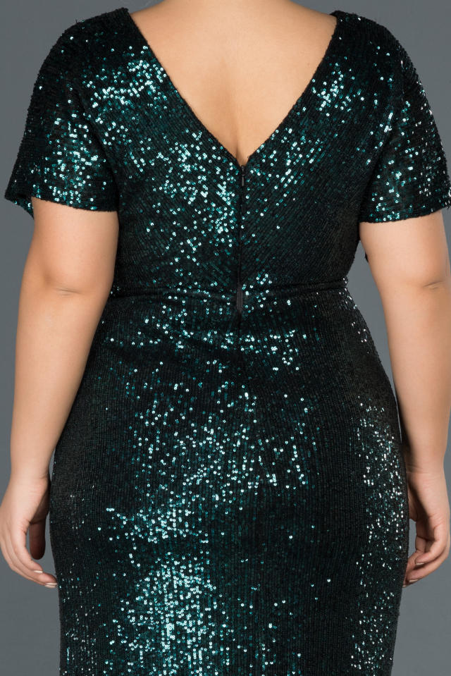 green emerald velvet dress Selena Open Back Sequin Mini Dress • American Threads Women's Boutique Black / M