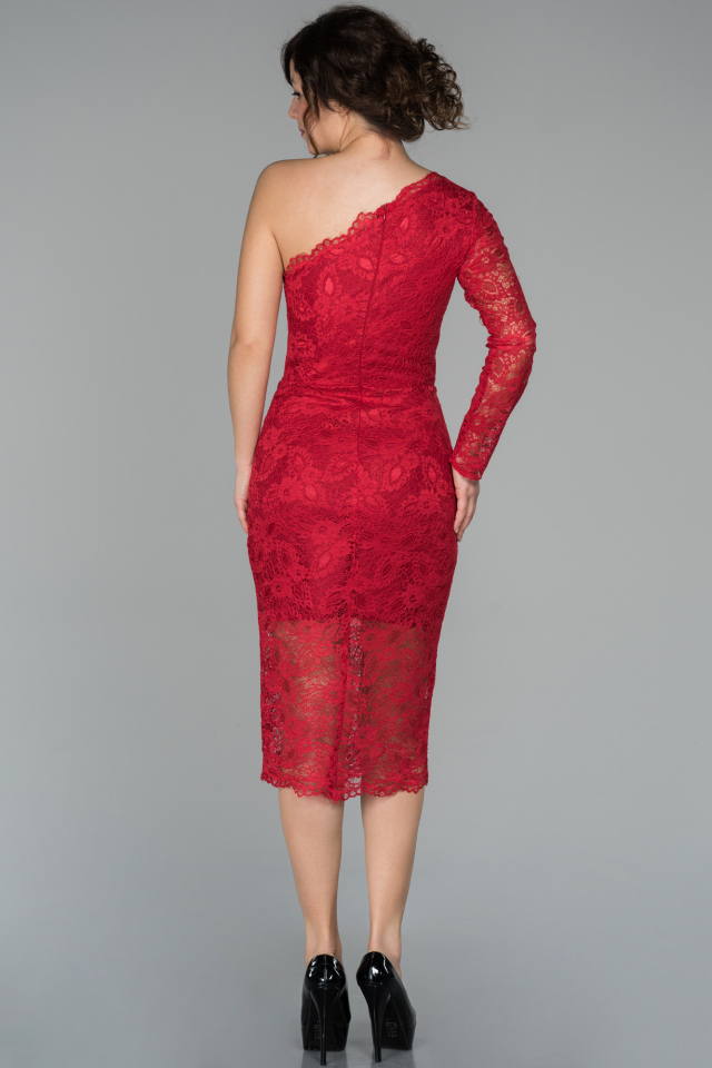 knee length dresses for ladies Liyah Red Maxi Halter Dress Red / Xs main image 1