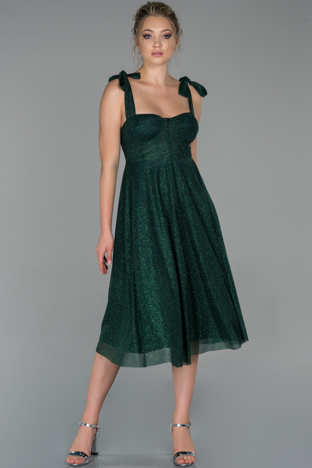 Midi Emerald Green Night Dress ABK1046 ...