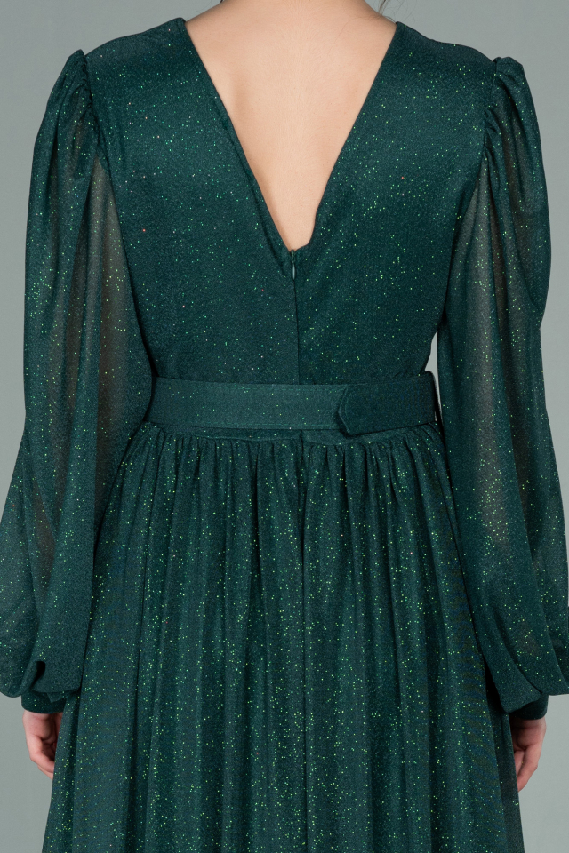 Long Emerald Green Evening Dress ABU2224 | Abiyefon.com