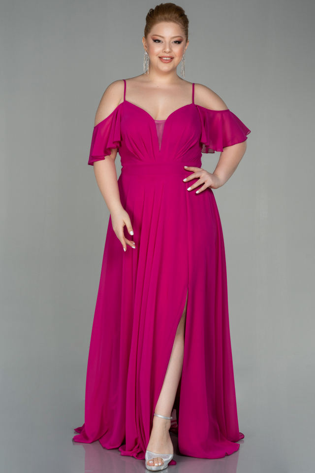 fuchsia evening dresses plus size Jovani 07306 Fuchsia Sheath Plus Size Evening Gown
