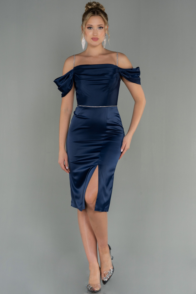 Navy blue 2024 night dress